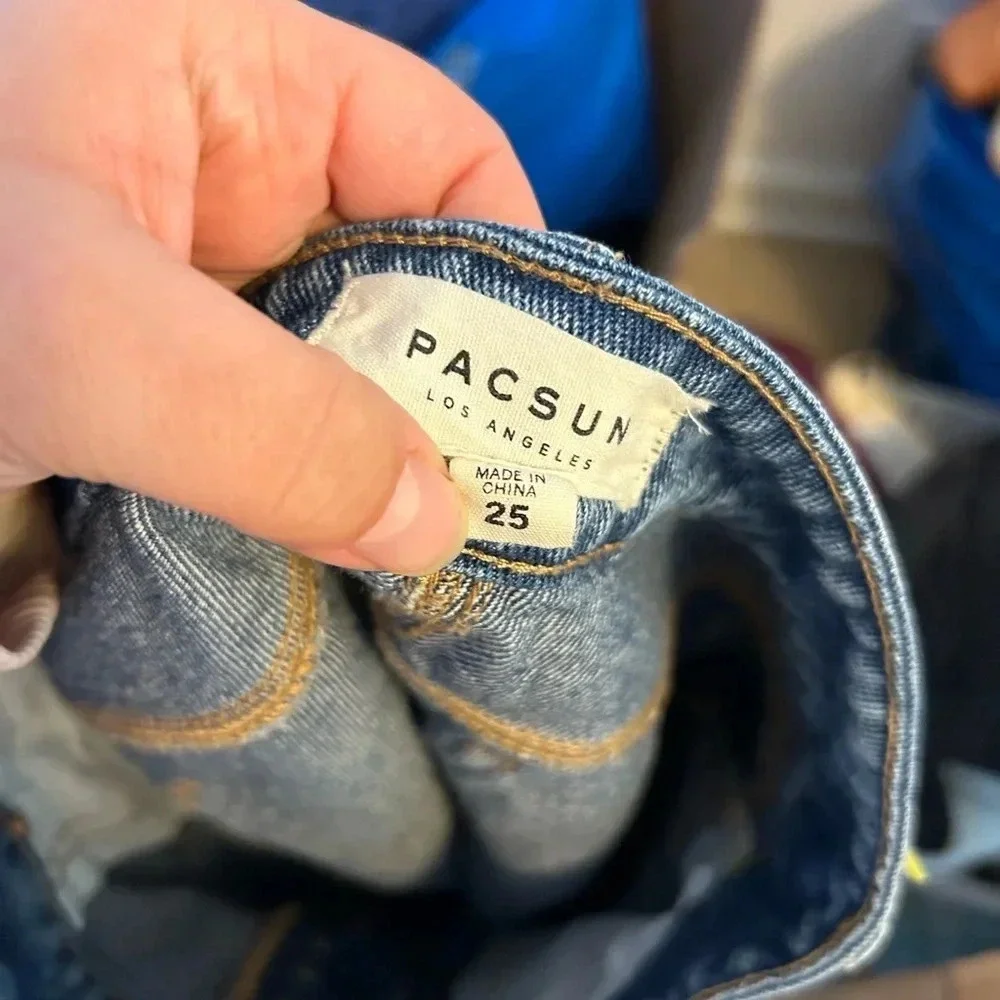 PACSUN DENIM MINI SKIRT